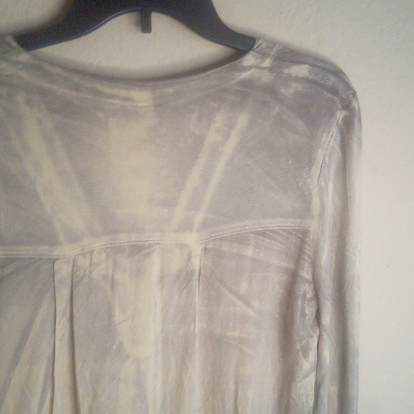 Nwt Xcvi Acid Wash Lagenlook distressed Tunic Top - Picture 10 of 14